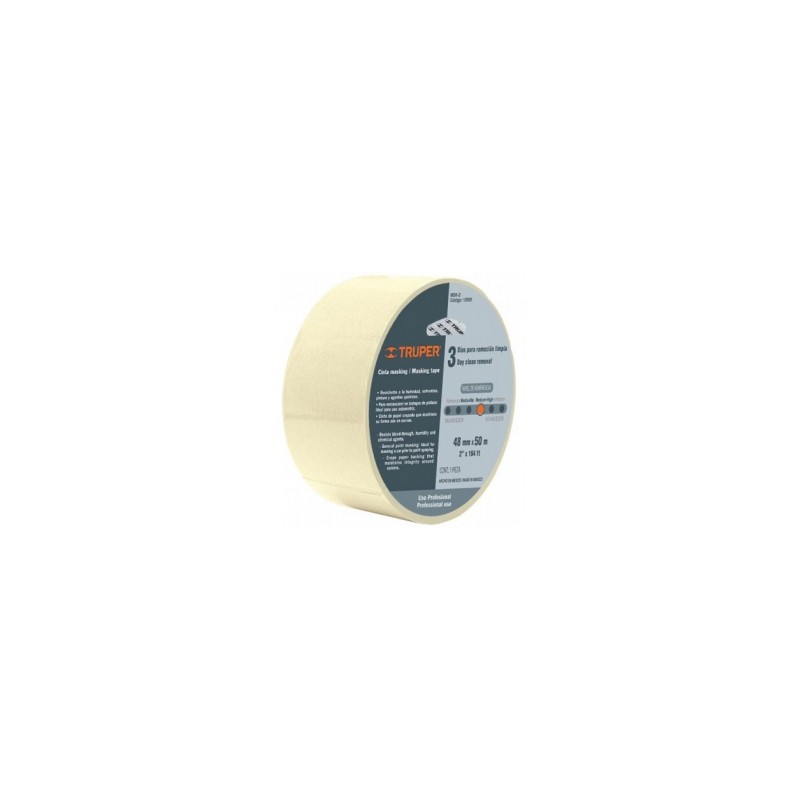Cinta masking tape de 1-1/2" x 50m