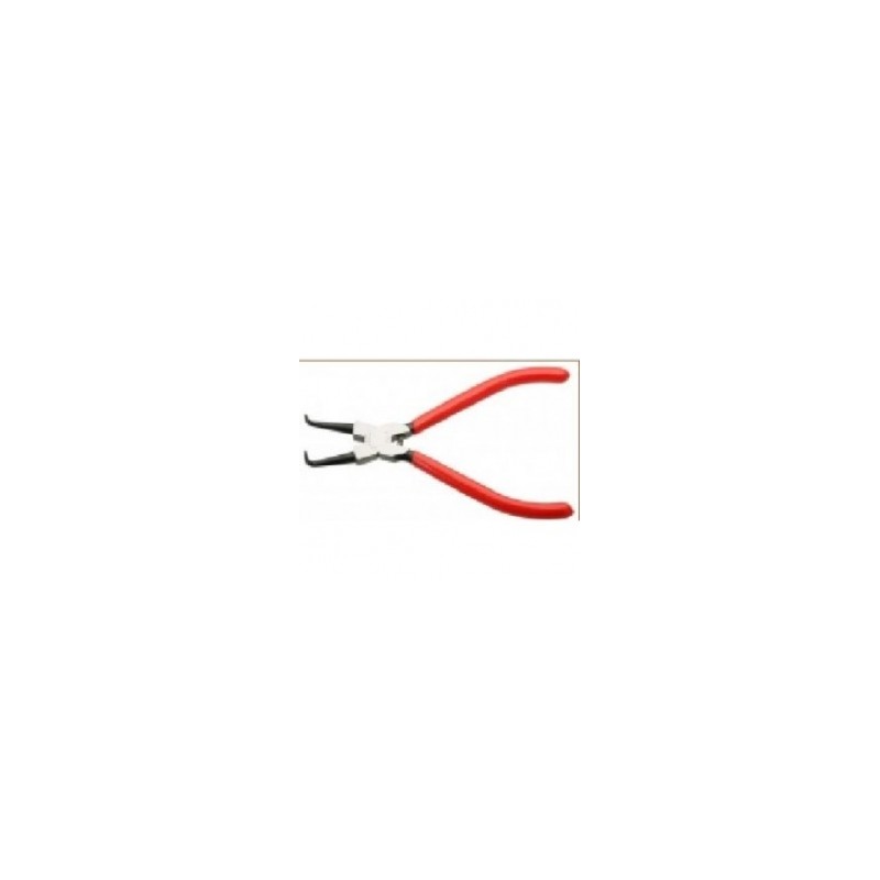 Pinza para anillo de punta interna curva  7"