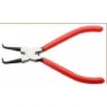 Pinza para anillo de punta interna curva  7"