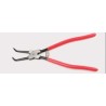 Pinza curva para anillos de retencion internos  9"  ( alemanas con resorte)